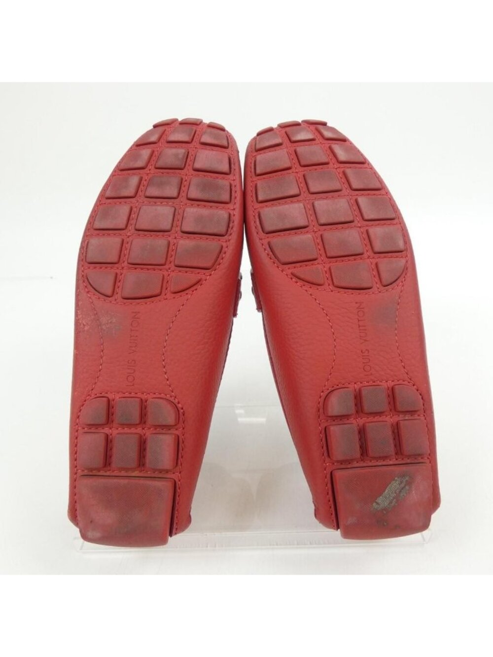 Louis Vuitton Fa0193 Size 6.5 Red Shoes - Picture 4 of 6